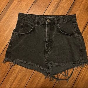 Zara Black Jean Shorts
